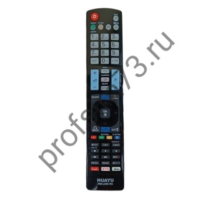 50010-0140 Пульт Д/У телевизора LG AKB73756502 ivi, OKKO, NETFLIX, SMART, HOME (черный) для Российского рынка 