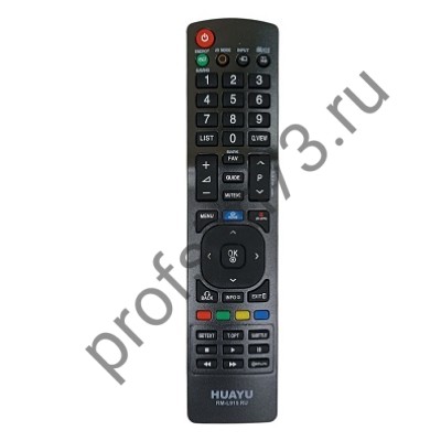50010-0145 Пульт Д/У телевизора LG AKB72915244, AKB72915207, RM-L915RU (BOX) RM-L915+функции МЕНЮ+HOME для российского рынка, универсальный (черный)