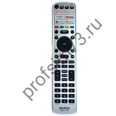 50010-1080 Пульт Д/У RM-L1700 для телевизора PANASONIC  для всех моделей (серебро) универсальный