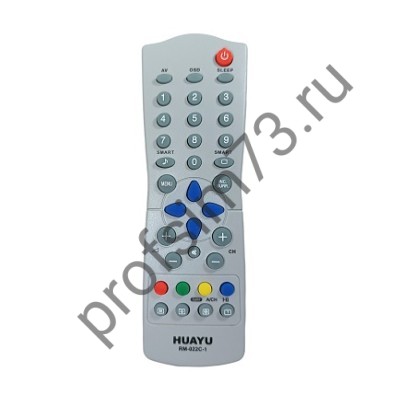 50010-0440 Пульт Д/У телевизора PHILIPS RM-022C-1 корпус RC2835/01 (серый) универсальный 