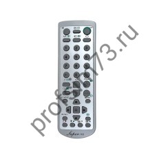 50010-0335 Пульт Д/У телевизора SONY SUPER-103 универсальный, корпус укороченный RM-870 (серый) 