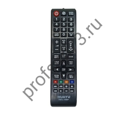 50010-0450 Пульт Д/У телевизора SAMSUNG  RM-L1088+ (RM-L1088 с кнопкой SMART HUB) корпус AA59-00741A (черный)