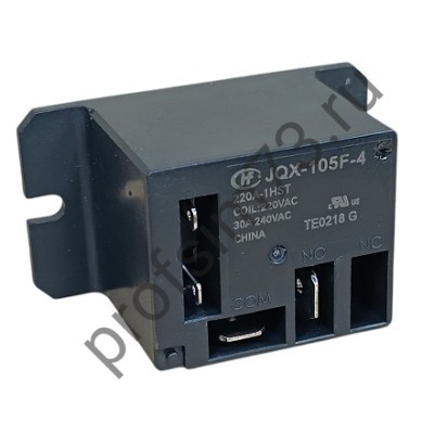20005-0820 Реле силовое JQX-105F-4/220A-1HST, 30A/220VAC (220v) 