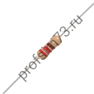60002-1530 Резистор постоянный выводной 1Вт (330 кОм) 5%