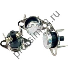 315-5160 Термопредохранитель KSD302S, 10А (160°С) с кнопкой 315-5160 Термопредохранитель KSD302S, 10А (160°С) с кнопкой