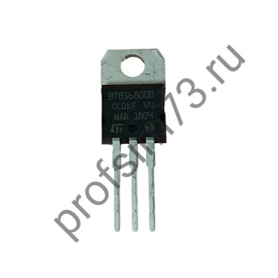 10500-0660 Симистор BTB16-800B  16 А, 800V  (TO-220AB) 