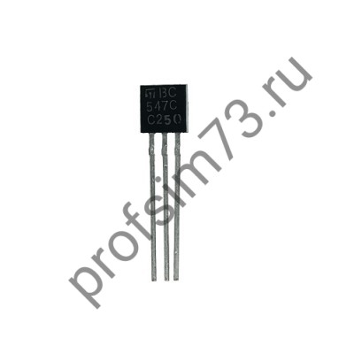 10601-0030 Транзистор BC547C (TO-92) аналог С547С