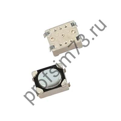 12000-0407 Кнопка тактовая SMD (4*3*2.5) 4pin овальная, белая