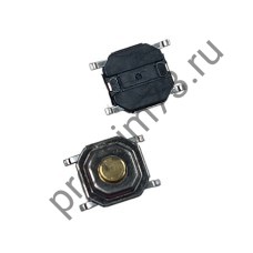 12000-0470 Кнопка тактовая SMD IT-1187U (4*4*1.5) 4pin, желтая 