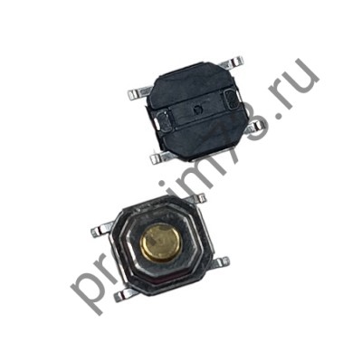 12000-0470 Кнопка тактовая SMD IT-1187U (4*4*1.5) 4pin, желтая 