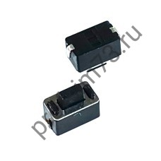 12000-1165 Кнопка тактовая SMD IT-1101NE-H (6*3*5) черная