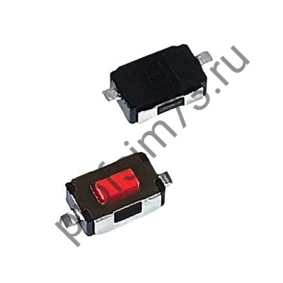 12000-1250 Кнопка тактовая SMD (6*4*2.5) 2pin, красная