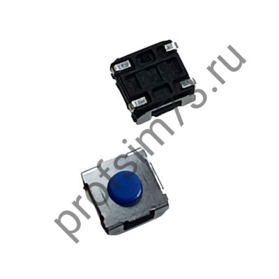 12000-1461 Кнопка тактовая SMD IT-1158 (6*6*3.4) 4pin (синяя) 