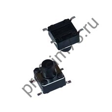 12000-1550 Кнопка тактовая SMD IT-1102 (6*6*7) 4pin, черная