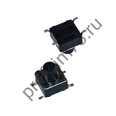 12000-1550 Кнопка тактовая SMD IT-1102 (6*6*7) 4pin, черная