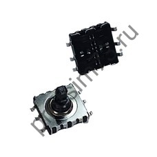 12000-2000 Кнопка тактовая-джойстик SMD (10*10*9) 6pin, (5 положений) 