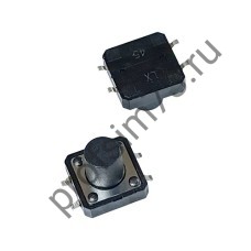 12000-3150 Кнопка тактовая SMD IT-1102 (12*12*10) 4pin, черная
