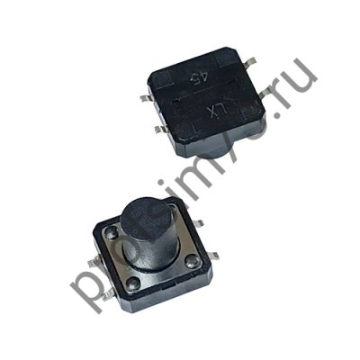 12000-3150 Кнопка тактовая SMD IT-1102 (12*12*10) 4pin, черная
