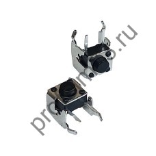 12001-1625 Кнопка тактовая (6*6*5) 4pin-4,5мм, боковая