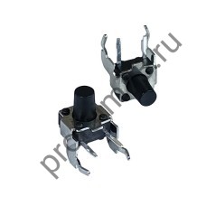 12001-2110 Кнопка тактовая (6*6*8) 4pin-боковая
