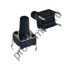 12001-2350 Кнопка тактовая (6*6*10) 4pin 