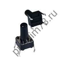 12001-2400 Тактовая кнопка (6*6*11) 4pin