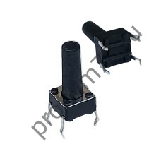 12001-2500 Кнопка тактовая (6*6*13) 4pin