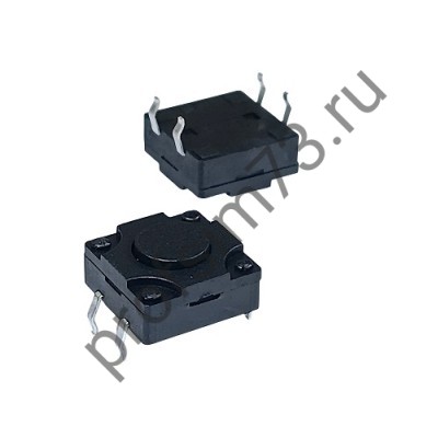 12001-5160 Кнопка тактовая (12*12*6) 4pin (влагозащищенная)