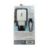 10100-0660 Сетевое зарядное устройство PD (адаптер) 2 гнезда (20W + QS3.0) 5V/3.1A (1USB +кабель Lightning) 1м XQ65 белый MPM