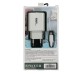 10100-0680 Сетевое зарядное устройство (адаптер) PD (20W + кабель Type-C to Lightning) 1,2м белый XQ60 MPM