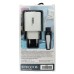 10100-0730 Сетевое зарядное устройство (адаптер) PD 2 гнезда (20W + QS3.0) 5V/3A (1USB +кабель Micro) 1м, XQ65 белый MPM