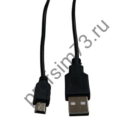 10100-1180 Кабель mini-USB (1.5м) 1А черный 