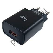 10100-0050 Сетевое З/У с USB разъёмом XQ20 5V/3.1A (1USB) 18W (черный) 