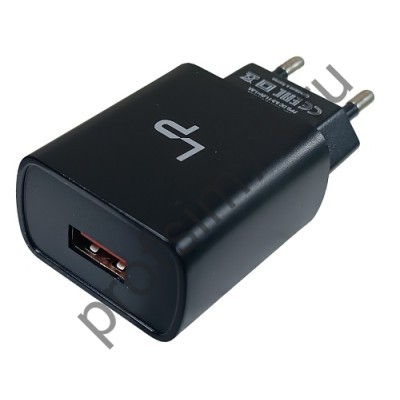 10100-0050 Сетевое З/У с USB разъёмом XQ20 5V/3.1A (1USB) 18W (черный) 