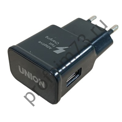 10100-0130 Сетевое З/У с боковым USB разъёмом EP-TA20EWE, 5V/2A  (1USB) S6 черный 