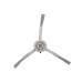228-0010 Щетка боковая  XIAOMI D140мм (посадочное место квадрат) 1С, 2С, T1, F9, D9, L10 