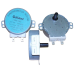 270-1108 Двигатель вращения стола 30V, высота штока h-10-14mm