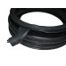 206-0156 Манжета люка BOSCH с отводом 680768, 683453 (чёрная) 00101324, GSK009BO/ GSK025BO