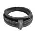 206-0156 Манжета люка BOSCH с отводом 680768, 683453 (чёрная) 00101324, GSK009BO/ GSK025BO