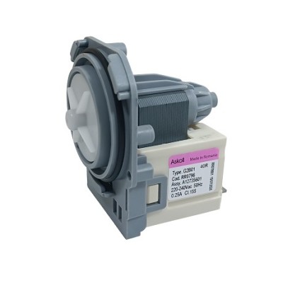 205-0152 Насос ASKOLL 3 защелки, клеммы назад раздельно ZANUSSI 1325100335, PMP017ZN