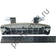 222-0510 Петля люка Haier 13,4см (матовый хром) 0020101300B