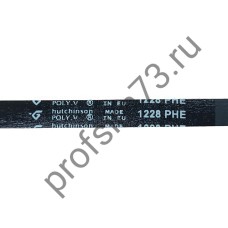 231-2774  Ремень 1228H7 (1160мм-реальный размер) HUTCHINSON 42025489, BLH398UN черный