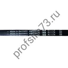 233-2220 Ремень 1174J4 (1170мм-реальный размер) OPTIBELT BLJ146UN черный