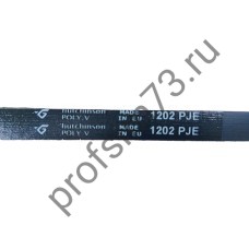 233-2720  Ремень 1202J5 (1120мм-реальный размер) HUTCHINSON BLJ406UN черный
