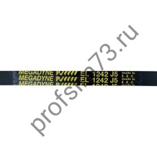 233-3510  Ремень 1242J5 (1190мм-реальный размер) OPTIBELT BLJ456UN черный
