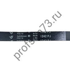 233-3511 Ремень 1242J5 (1240мм-реальный размер) HUTCHINSON WHIRLPOOL 481235818158, 00126568, BLJ455UN  черный 