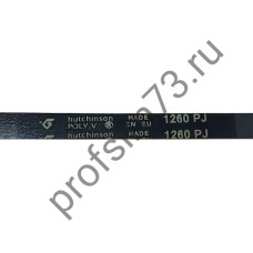 233-4205  Ремень 1260J4 (1250мм-реальный размер) HUTCHINSON BLJ473UN черный