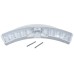 213-0163 Ручка люка BOSCH 266751 (белая) DHL001BO