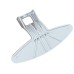 213-0304 Ручка люка LG  (белая) без ушек, DHL002LG