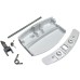 213-0461 Ручка люка ZANUSSI в сборе с планкой 4055087003, DHL013ZN 